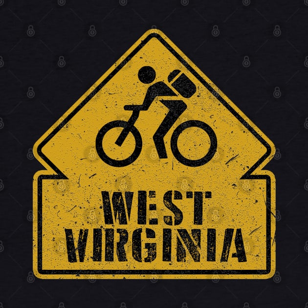 West Virginia downhill biking warning by SerenityByAlex